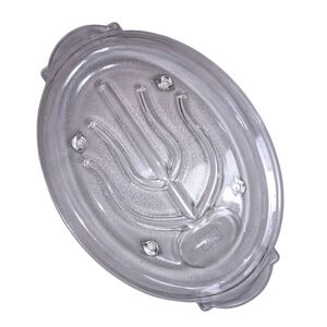 Vintage Glasbake Meat Serving Platter 1960s